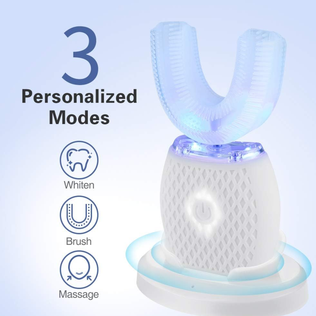 Cepillo de dientes eléctrico sónico. Limpieza 360°